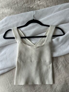 abercrombie and fitch crossover ribbed tank top